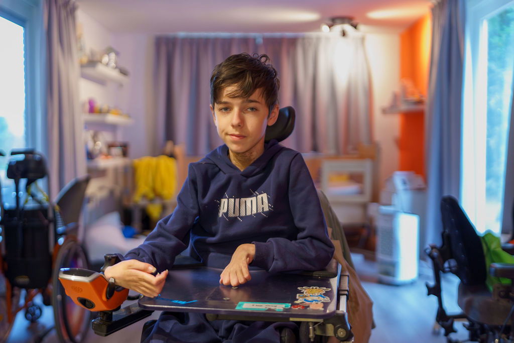 Daan Mus kind-ambassadeur Spieren voor Spieren heeft een ernstige spierziekte title=