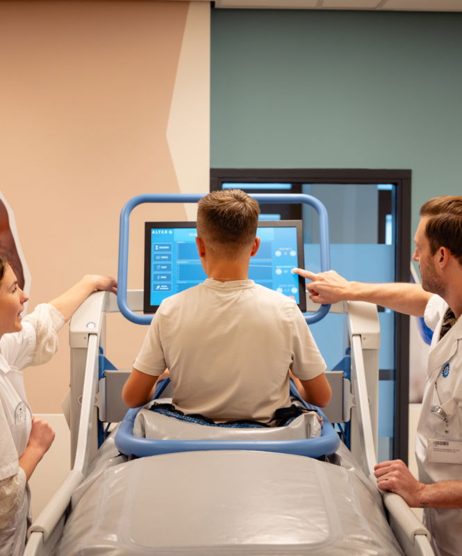 Training op maat – fysieke training afgestemd op ieder kind. Zo maken we bewegen een vast onderdeel van het behandelplan.